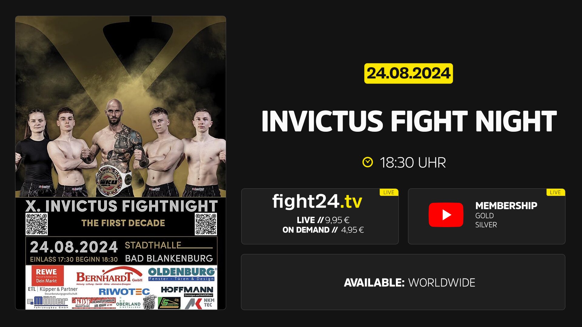 10 Invictus Fightnight