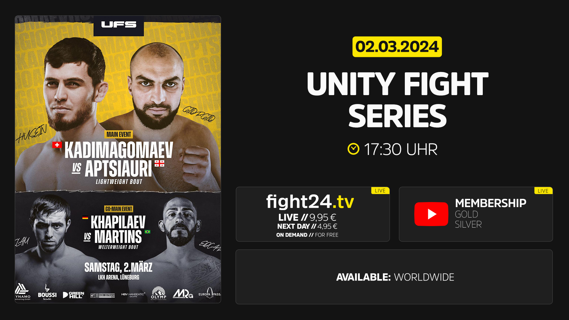 Unity Fight Series Livestream