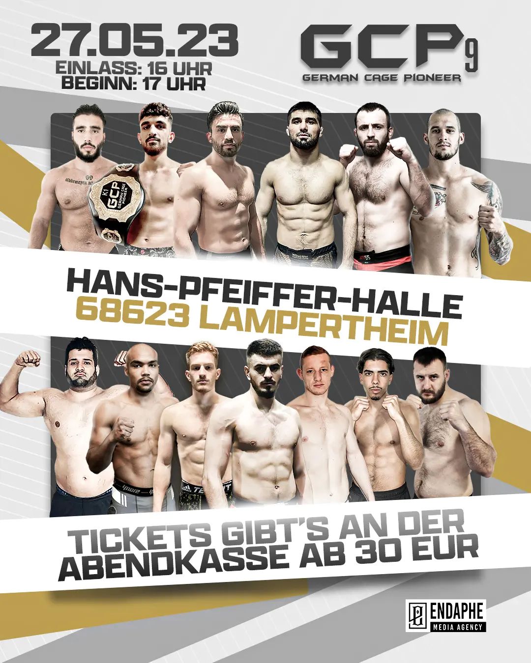 German Cage Pioneer 9 | 27.05.2023 - www.fightevents.de