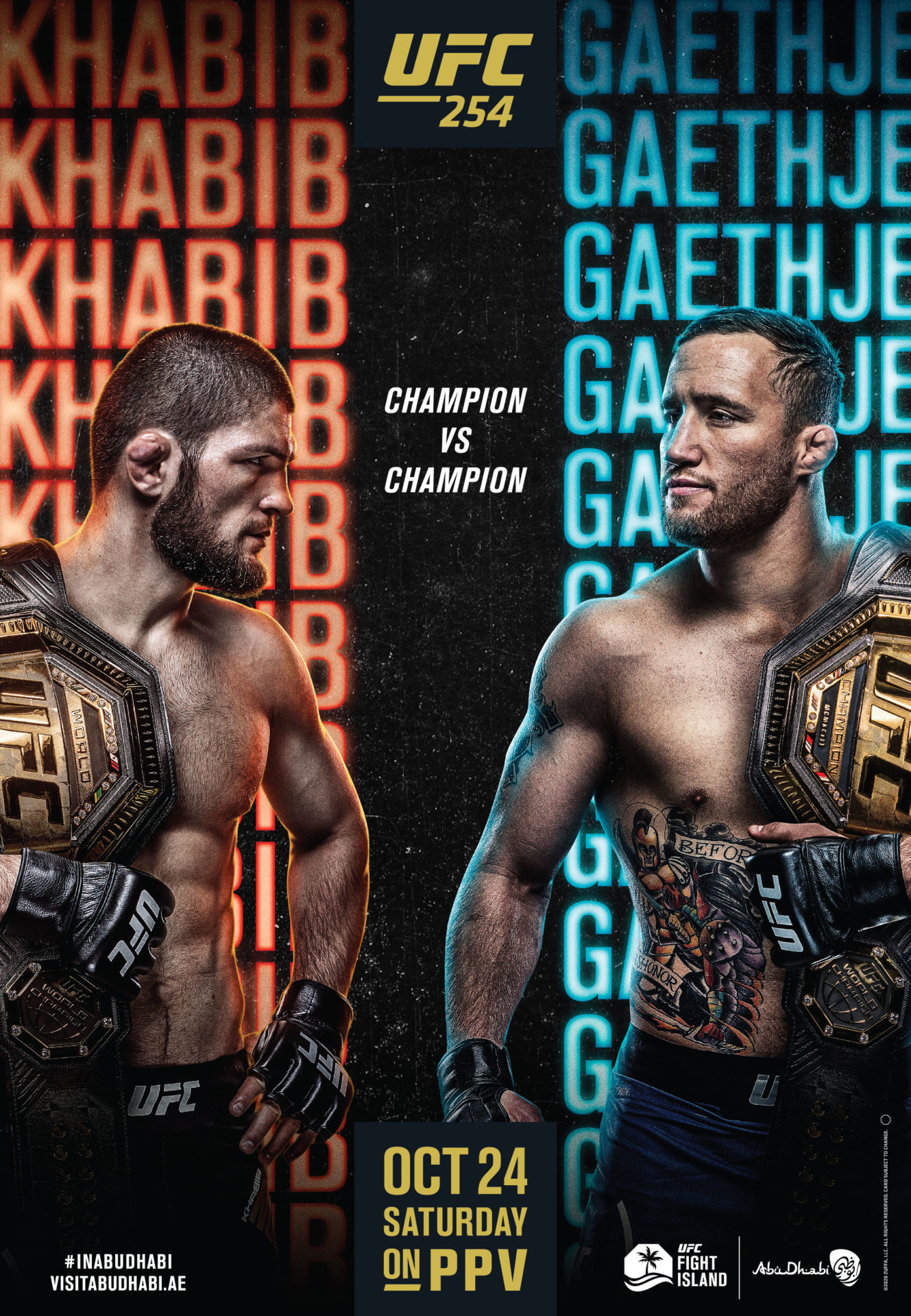 UFC 254 Khabib Vs Gaethje 24 10 2020 Www fightevents de