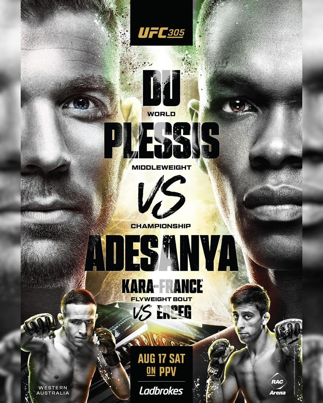 du Plessis vs Adesanya