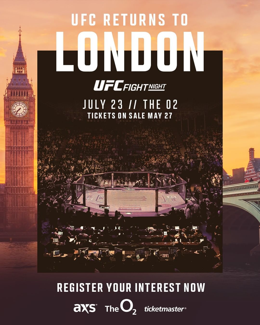 UFC London Tickets