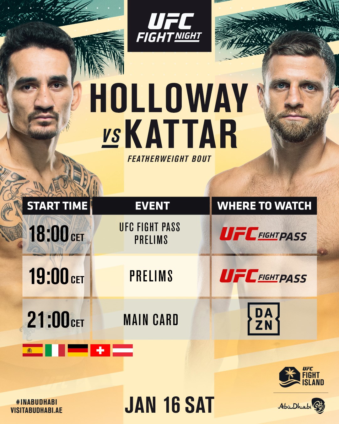 Holloway vs Kattar Livestream