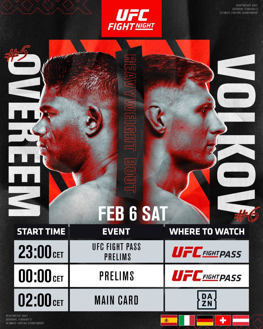 UFC Fight Night - Overeem vs Volkov